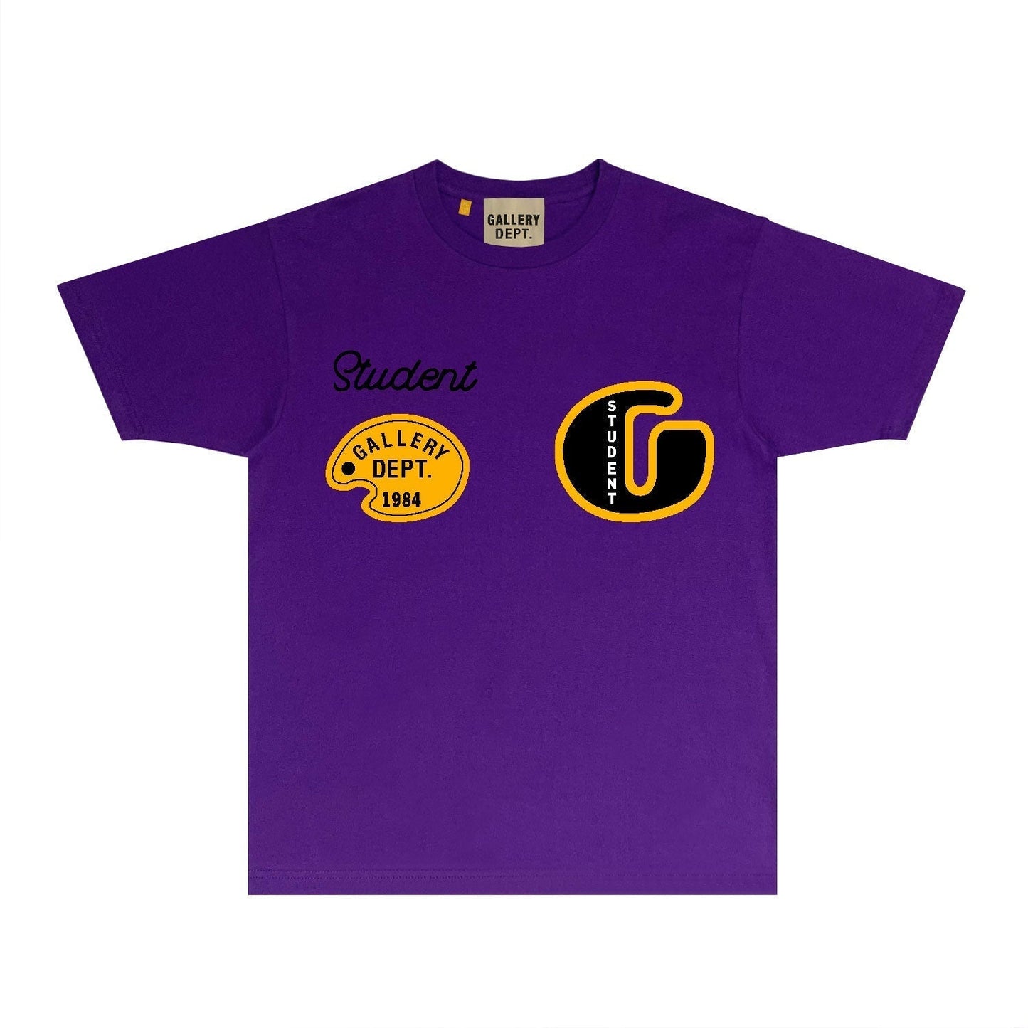 Gallery Dept T Shirt Retro Printed Loose Short-Sleeved Shirt (part2)