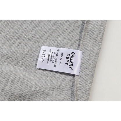 Gallery Dept Long Sleeve Shirt Letter Print Print Long Sleeve Crew Neck Sweater