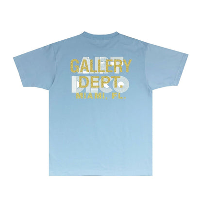 Gallery Dept T Shirt Retro Printed Loose Short-Sleeved Shirt (part2)