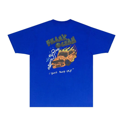 Gallery Dept T Shirt Retro Printed Loose Short-Sleeved Shirt