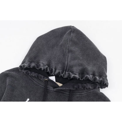 Gallery Dept Hoodie Loose Casual Distressed Hoodie