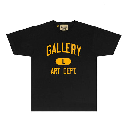 Gallery Dept T Shirt Retro Printed Loose Short-Sleeved Shirt