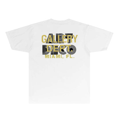 Gallery Dept T Shirt Retro Printed Loose Short-Sleeved Shirt