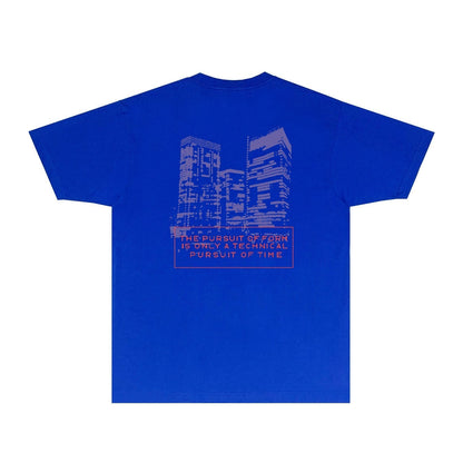 Gallery Dept T Shirt Retro Printed Loose Short-Sleeved Shirt