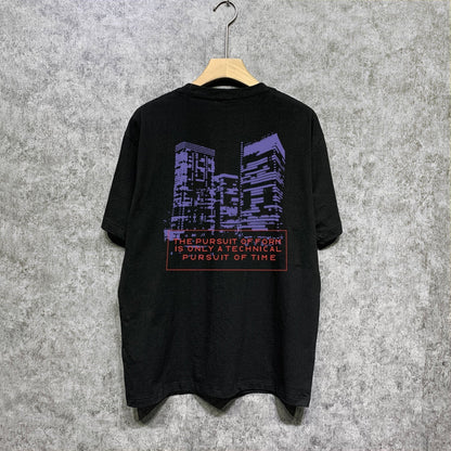 Gallery Dept T Shirt Retro Printed Loose Short-Sleeved Shirt