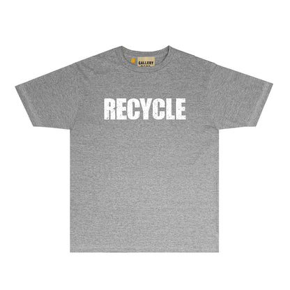 Gallery Dept T Shirt Retro Printed Loose Short-Sleeved Shirt