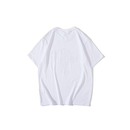 Bathing Ape T-Shirt Summer Colorful Letters Little Monkey T-shirt Half-Sleeved Casual Short Sleeve