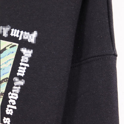 Palm Angle Sweatshirt Palm Angels Color Logo Printing Long Sleeve Crew Neck Sweater Men and Women