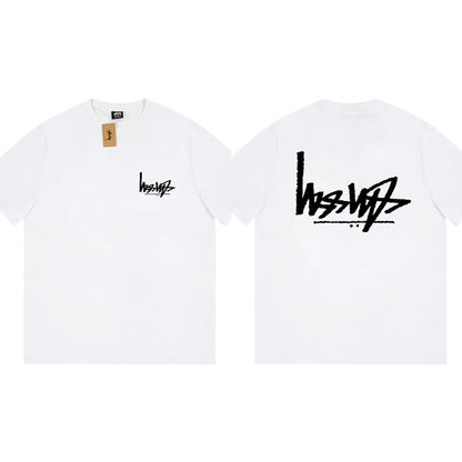 Stussy T-Shirts Loose Casual T-Shirts Same for Men and Women