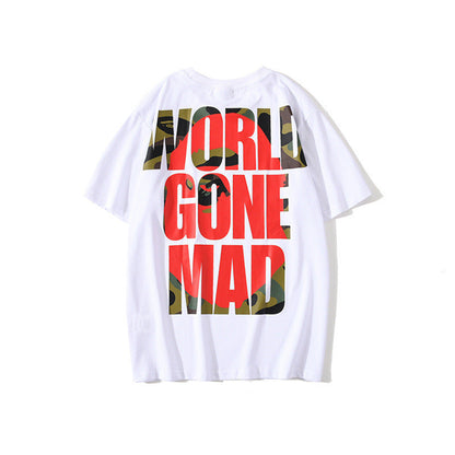 Bathing Ape T-Shirt Summer Menswear Casual Short Sleeve T-shirt