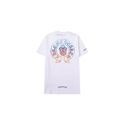 Chrome Heart T Shirts gradual change horseshoe bayonet sword