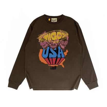 Gallery Dept Long Sleeve Shirt Long Sleeve Long-Sleeved T-shirt Blouse