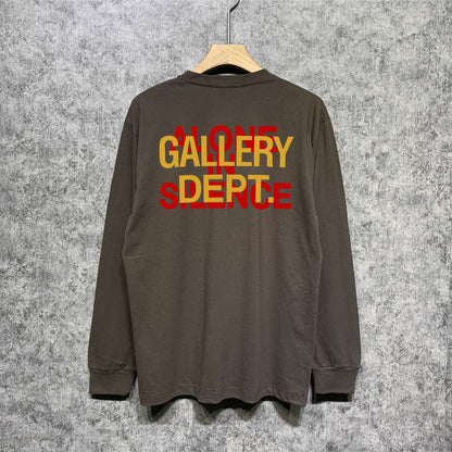 Gallery Dept Long Sleeved Shirt Fashion Brand Long Sleeve Long-Sleeved T-shirt Blouse
