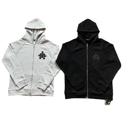 Chrome Heart Hoodie Chrome Heart Chrome cotton terry hooded sweater for men and women