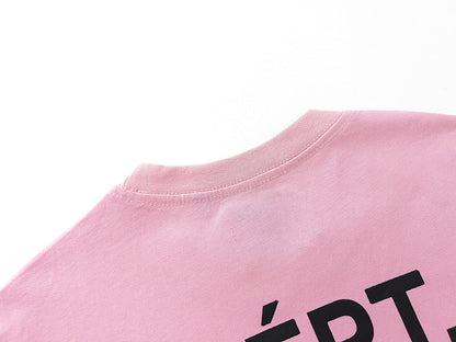 Gallery Dept T Shirts round Neck Short Sleeve T-shirt Pure Cotton