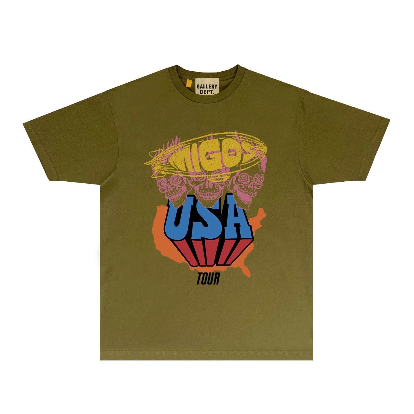 Gallery Dept T Shirts European And American Tee Shirt Short Sleeve T-Shirt Blouse