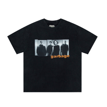 Gallery Dept T-shitrs Vintage Print Short Sleeves Men and Women Tee