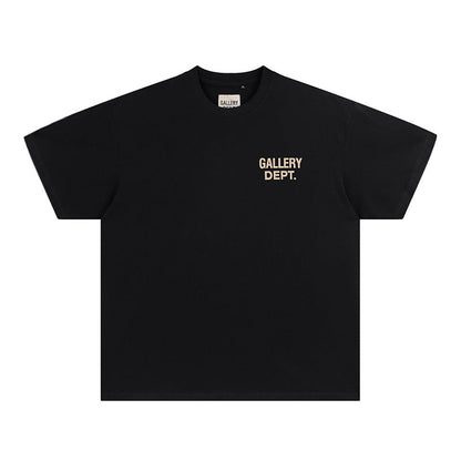 Mens T-shirts GALLERY DEPT printed round neck short-sleeved T-shirt pure cotton