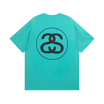 Stussy T-Shirts Casual Loose Couple T-Shirts