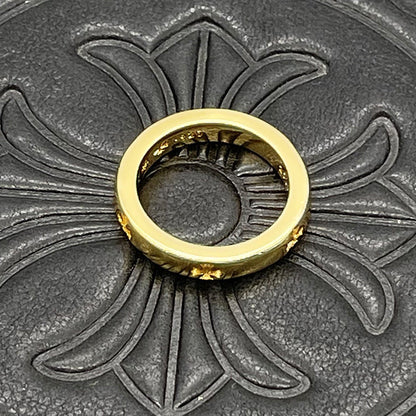 Chrome Heart Ring Golden Cross