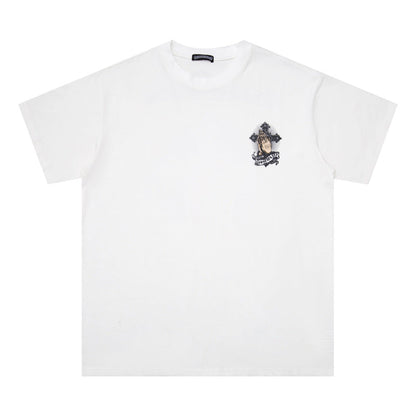 Chrome Heart T Shirts T-Shirt Loose Cross Print