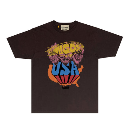 Gallery Dept T Shirts European And American Tee Shirt Short Sleeve T-Shirt Blouse