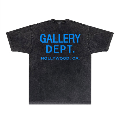 Gallery Dept T Shirts Tee Shirt Washed and Worn Short Sleeve T-shirt Blouse