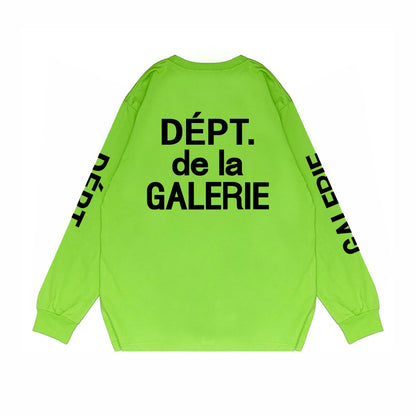 Gallery Dept Long Sleeved Shirt Fashion Brand Long Sleeve Long-Sleeved T-shirt Blouse