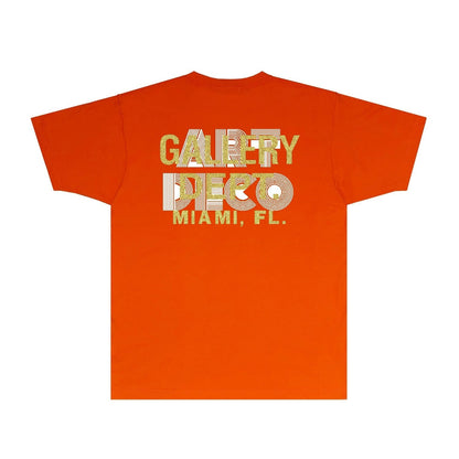 Gallery Dept T Shirt Retro Printed Loose Short-Sleeved Shirt