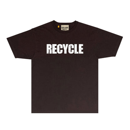 Gallery Dept T Shirt Retro Printed Loose Short-Sleeved Shirt