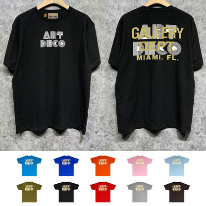 Gallery Dept T Shirt Retro Printed Loose Short-Sleeved Shirt (part2)